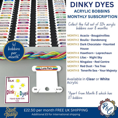 Dinky Dyes Acrylic Bobbin Club (8 months)