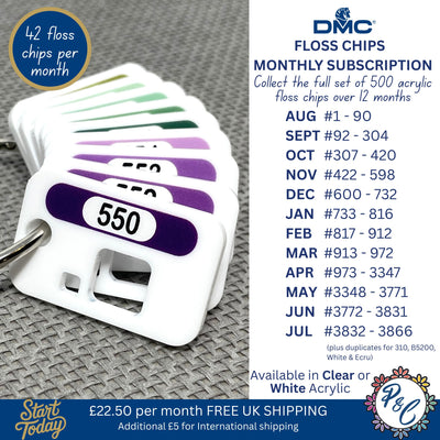 DMC Acrylic Floss Chip Club (12 months)
