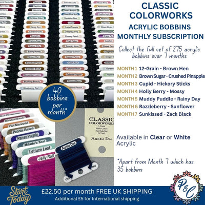 Classic Colorworks Acrylic Bobbin Club (7 months)