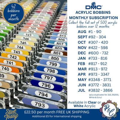 DMC Acrylic Bobbin Club (12 months)