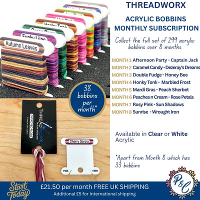 Threadworx Acrylic Bobbin Club (8 months)