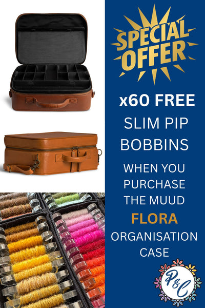 Muud Flora Organisation Case with x60 FREE slim bobbins