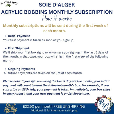 Soie d'Alger Acrylic Bobbin Club (15 months)