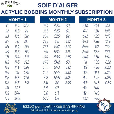 Soie d'Alger Acrylic Bobbin Club (15 months)