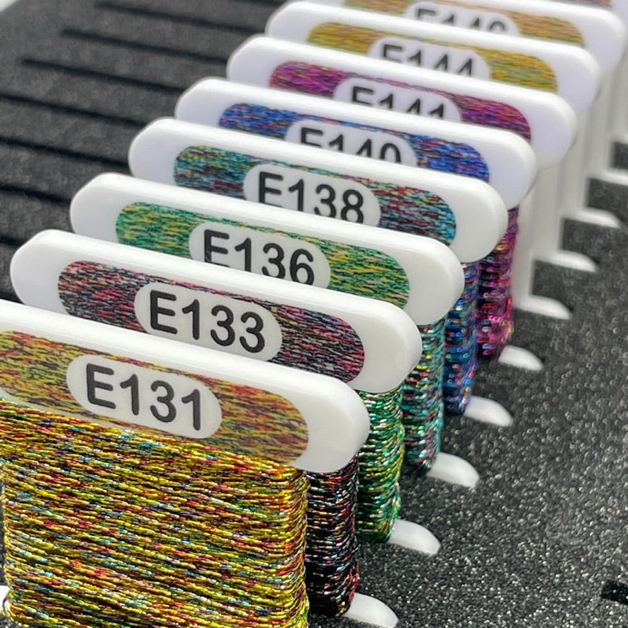 DMC 3mm Acrylic bobbins for Light Effects | White or Clear | x58 bobbins