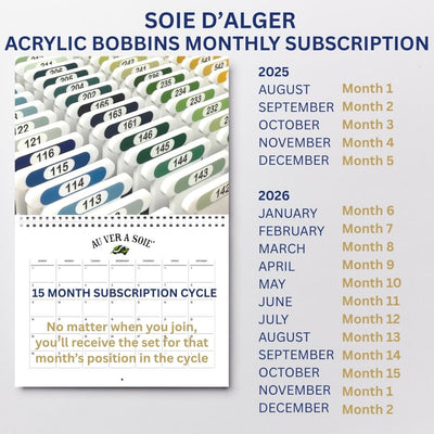 Soie d'Alger Acrylic Bobbin Club (15 months)