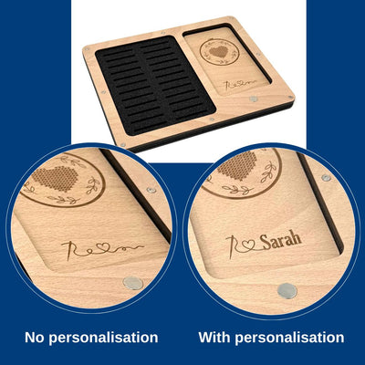Personalised Working Tray for Cross Stitch and Embroidery (holds x24 bobbins)
