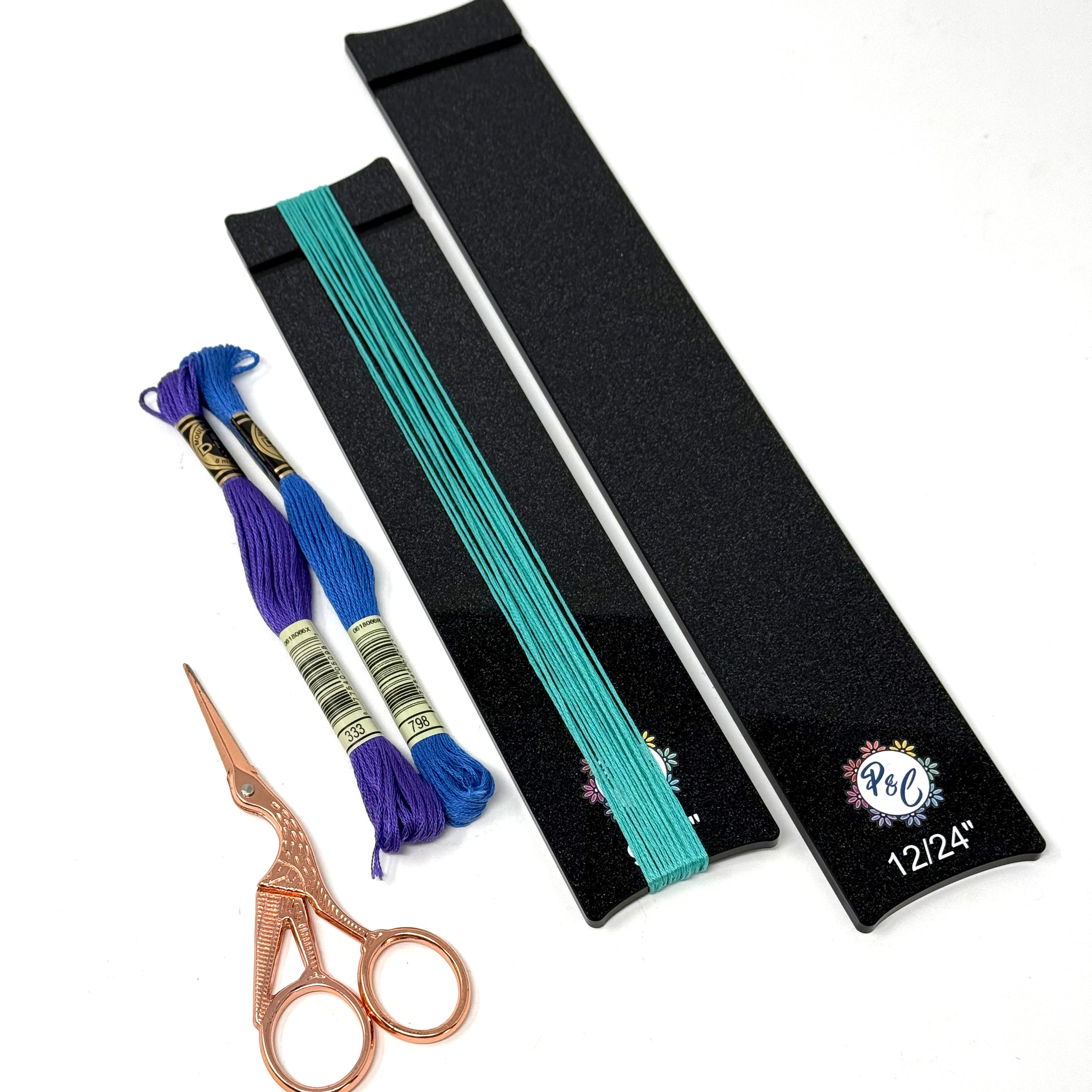 Acrylic Floss ruler 9/18