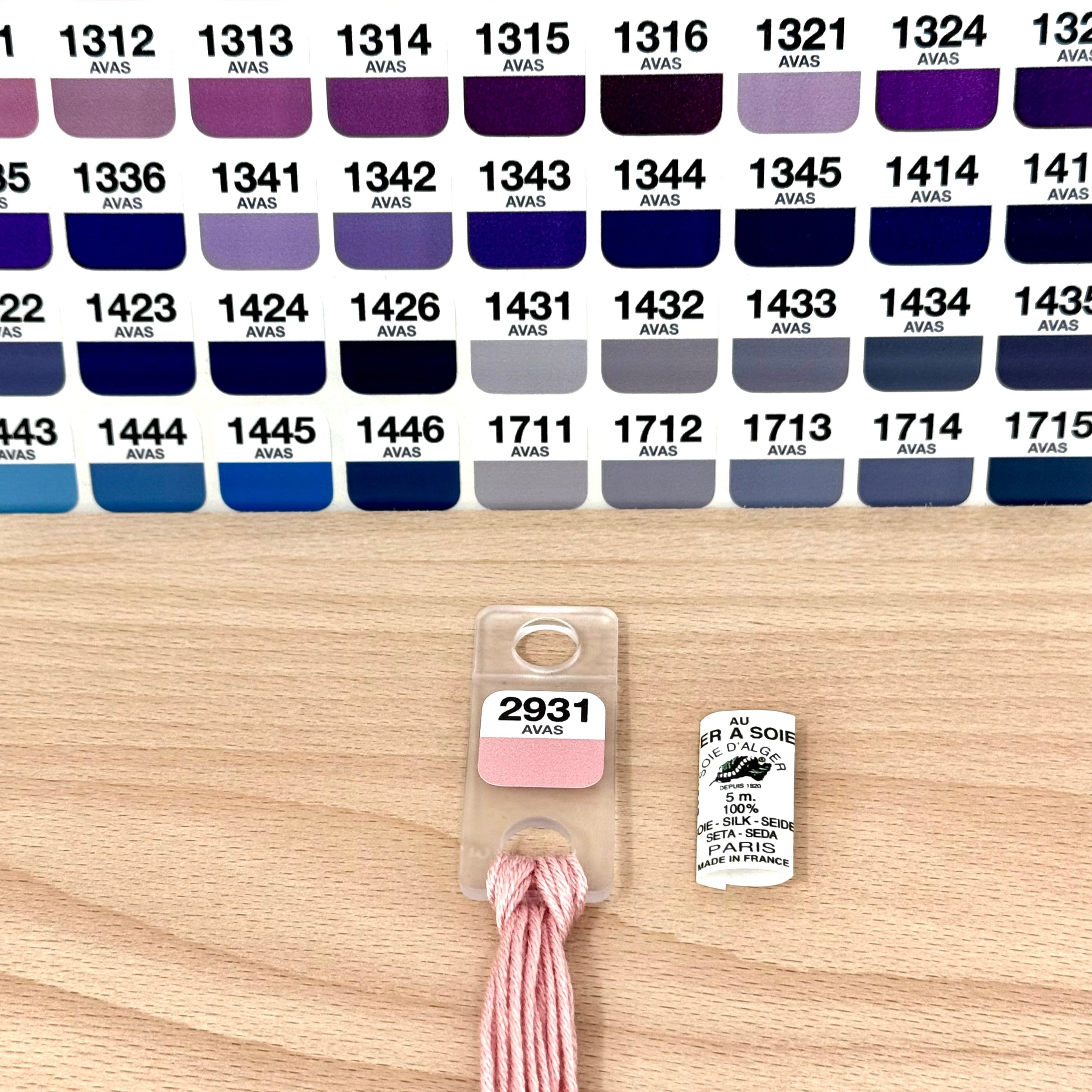 Vinyl labels for Au Ver A Soie D'Alger silks x623 | Sized for Annie’s ...