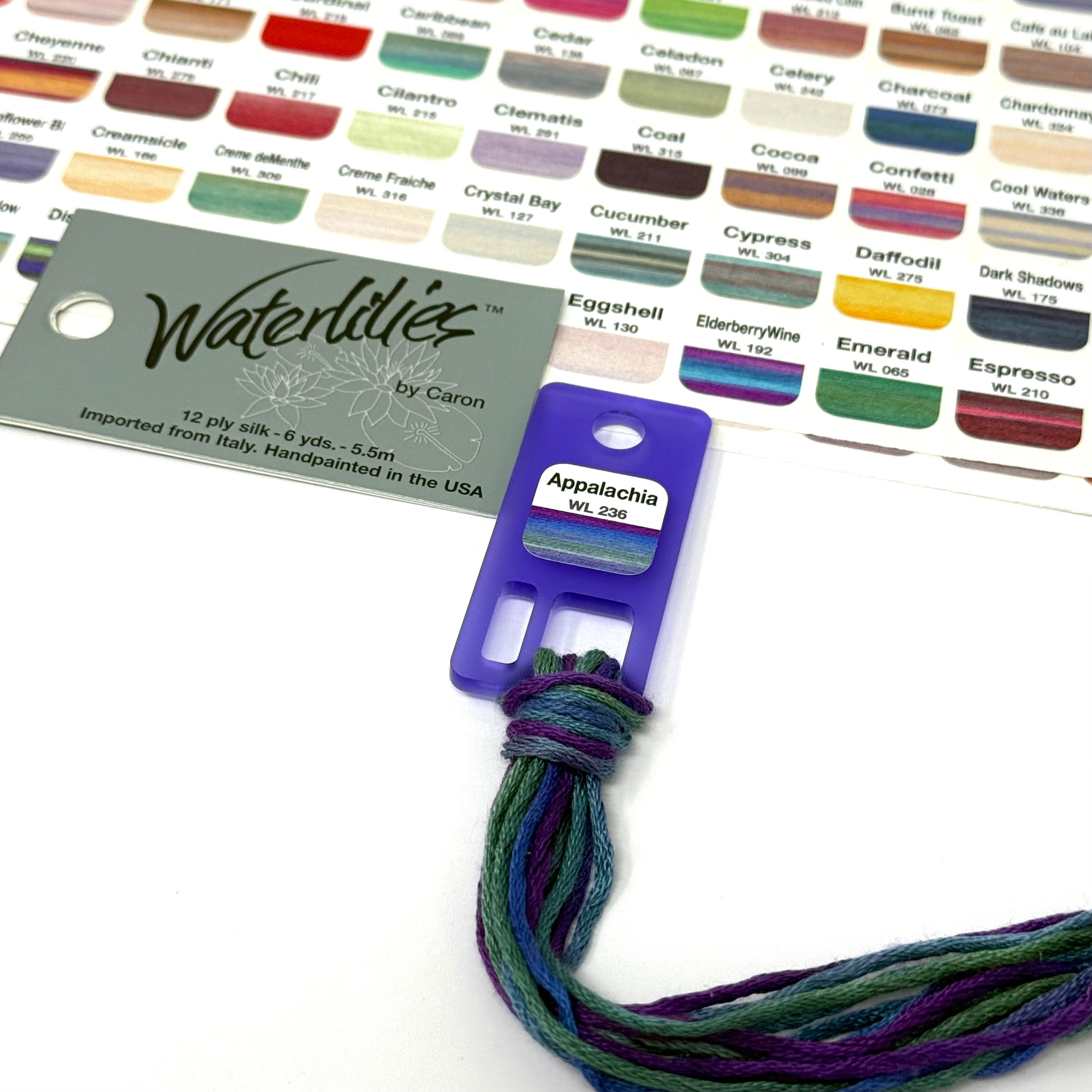 Vinyl labels for Caron Waterlilies x270 | Sized for floss drops – Pip ...