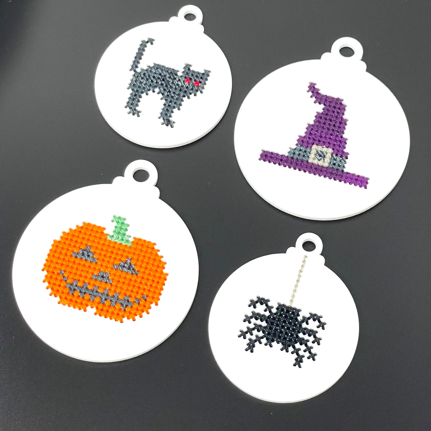 Halloween stitch your own decoration (acrylic blank only, floss not included)