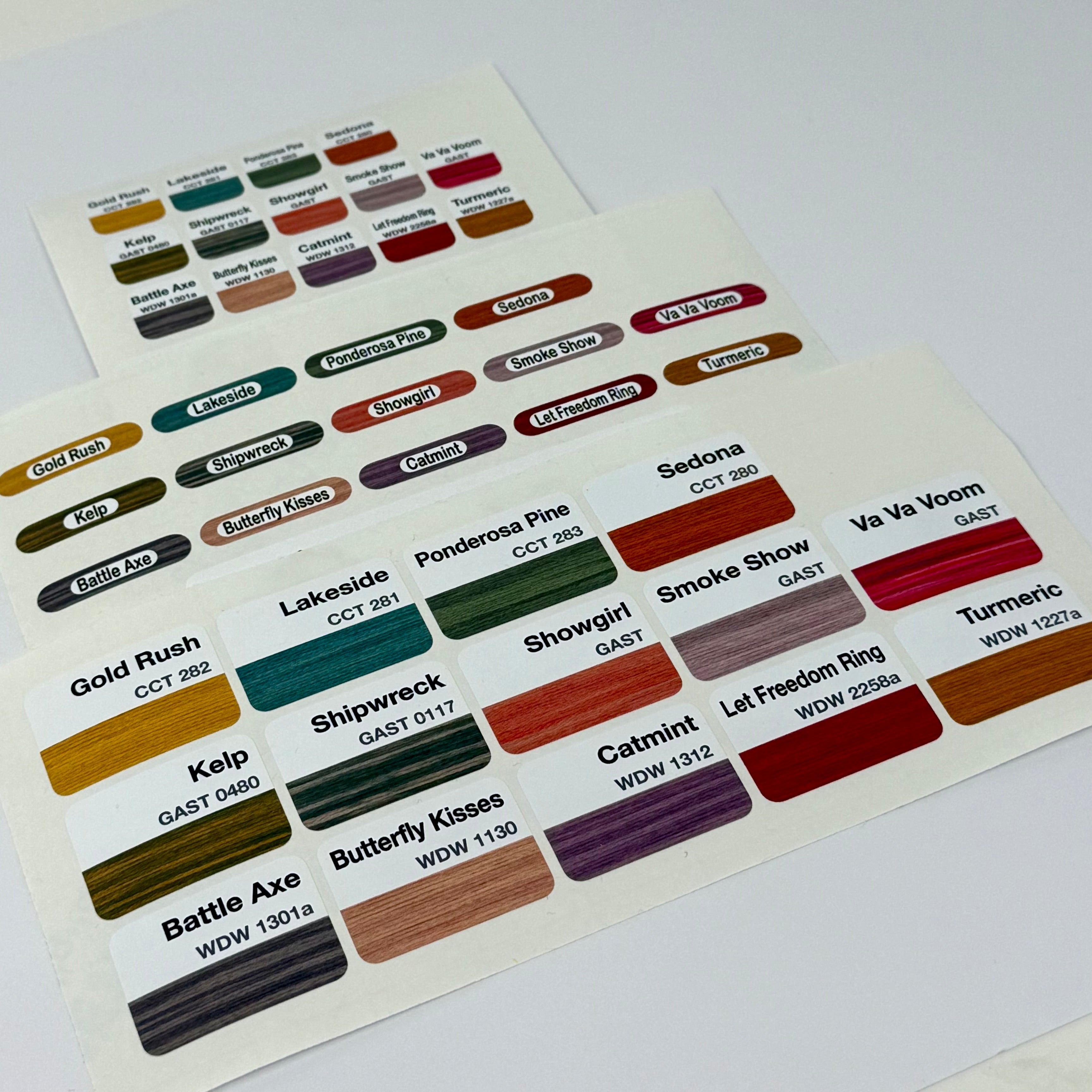 2026 Update | Vinyl labels for Weeks Dye Works, Classic Colorworks & G ...