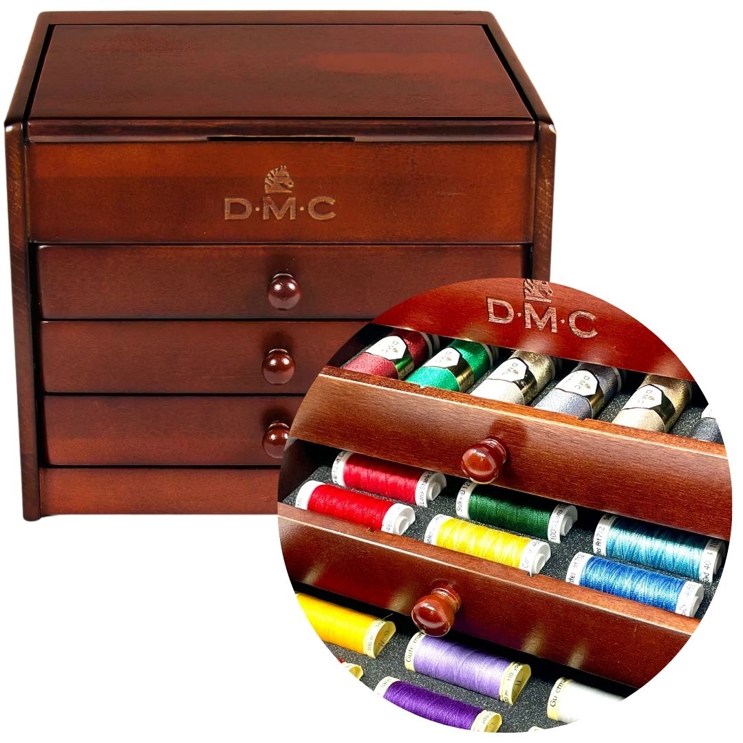 Spool Storage Foam inserts | DMC Petite Vintage Chest Drawers | DMC Di ...