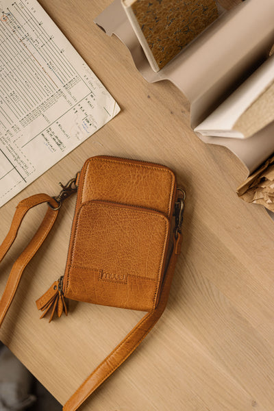 Muud Dafna Mini Messenger Bag - Whisky
