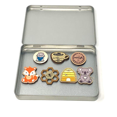 Needle Minder Addict storage tin - perfect for storing your Needle Minders