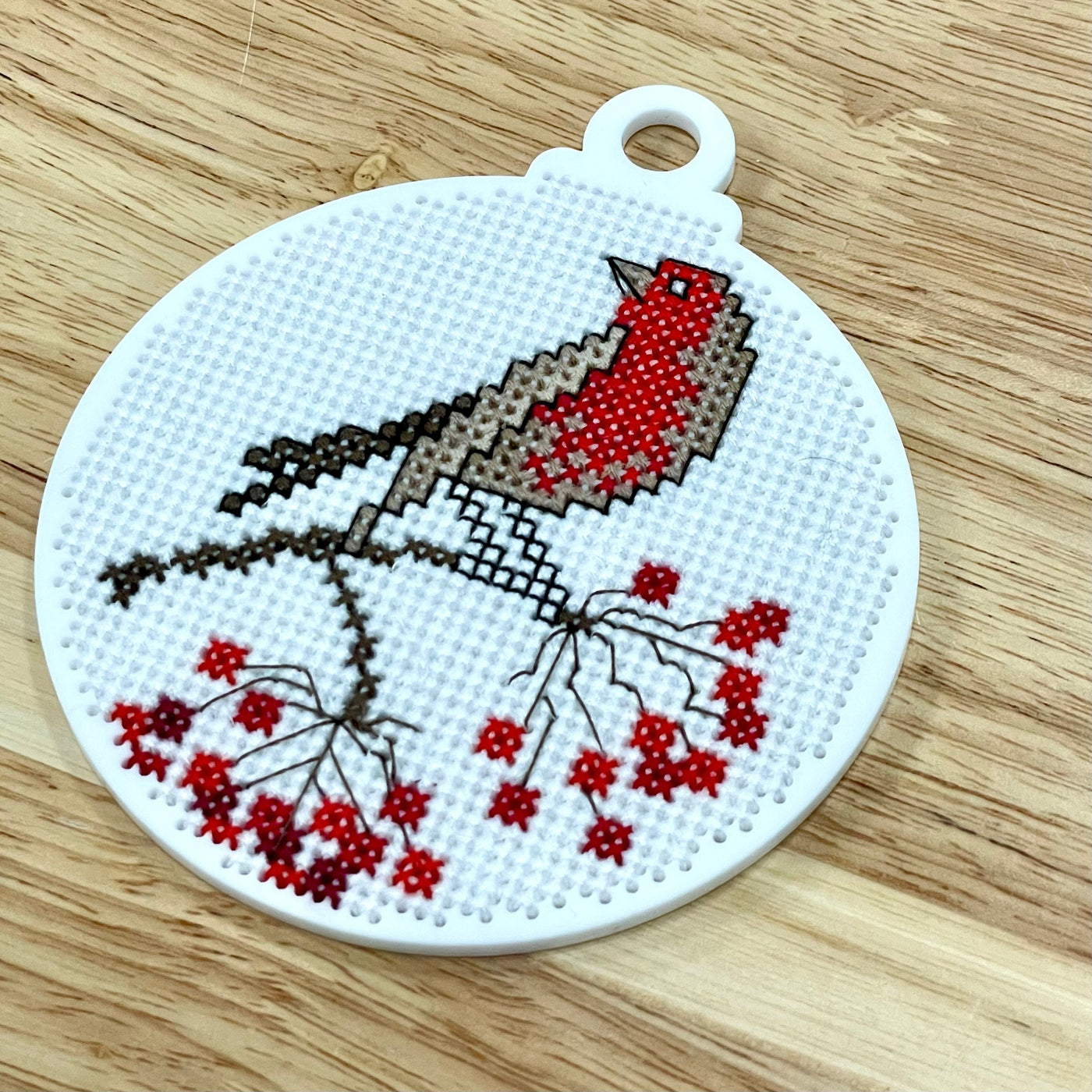 Stitch your own bauble - 3mm acrylic cross stitch blank (3" or 4")