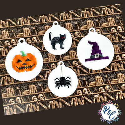 Halloween stitch your own decoration (acrylic blank only, floss not included)