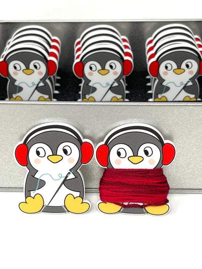 Penguin Gift set - Tin with x30 acrylic Penguin bobbins