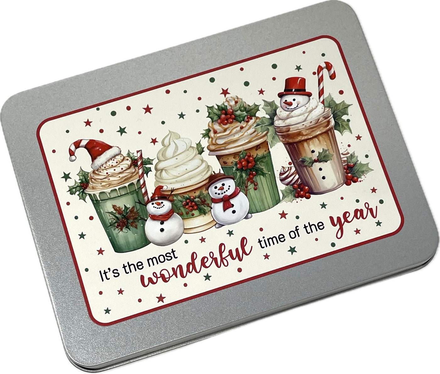 Christmas tin "Most wonderful time of the year" - perfect for Needle minders