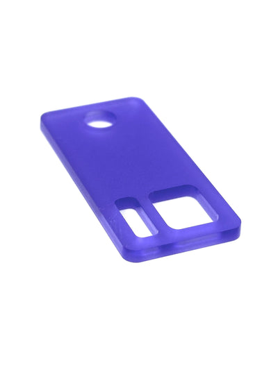 Purple Frost Acrylic Floss Drops (sets of 20, 100 or 200) with optional vinyl labels
