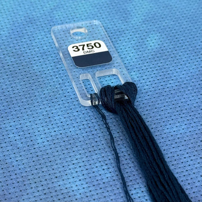 Clear Acrylic Floss Drops (sets of 20, 100 or 200) with optional vinyl labels