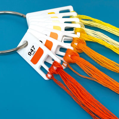 White Acrylic Floss Drops (sets of 20, 100 or 200) with optional vinyl labels