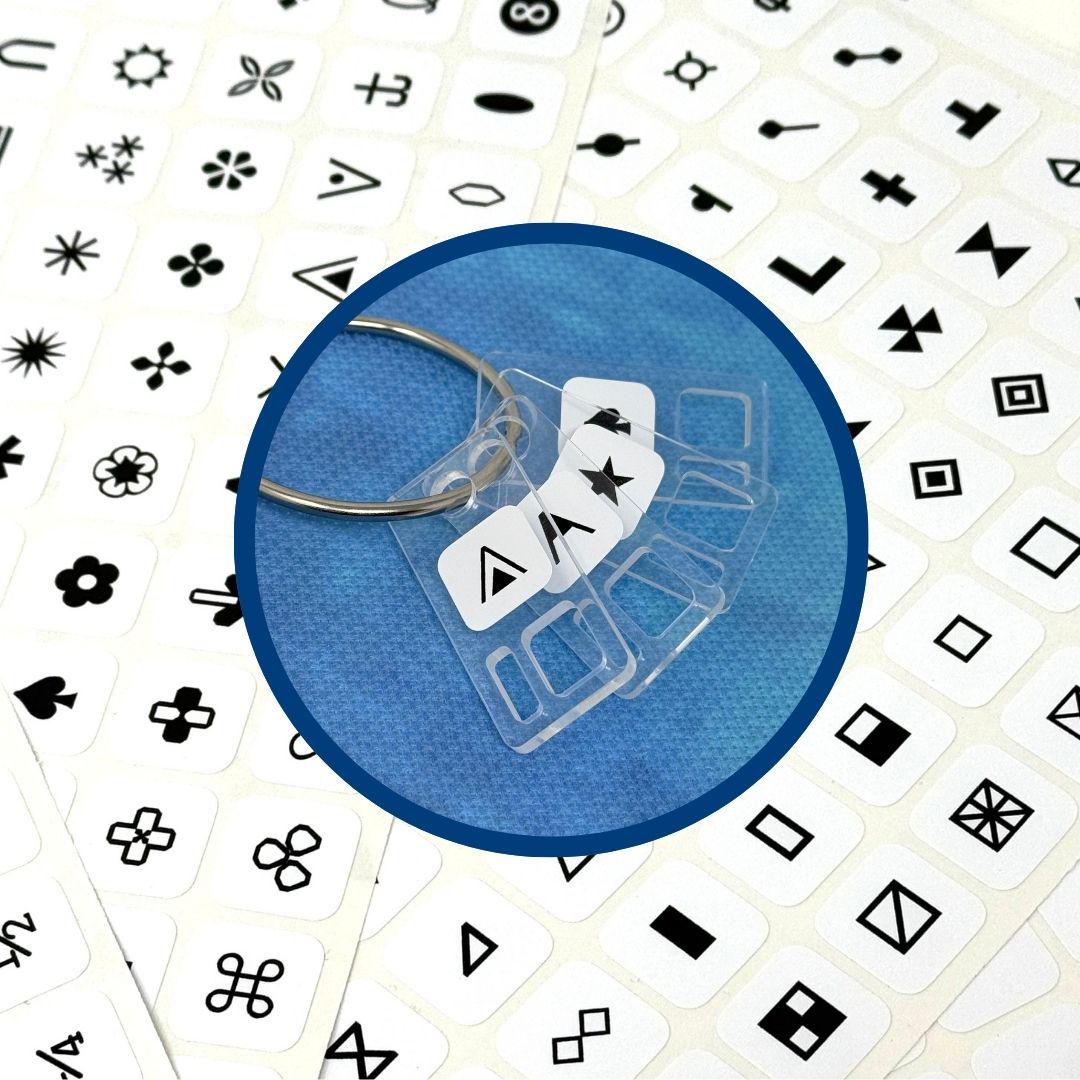 HAED vinyl labels for Floss Drops | Optional Acrylic Floss Drops