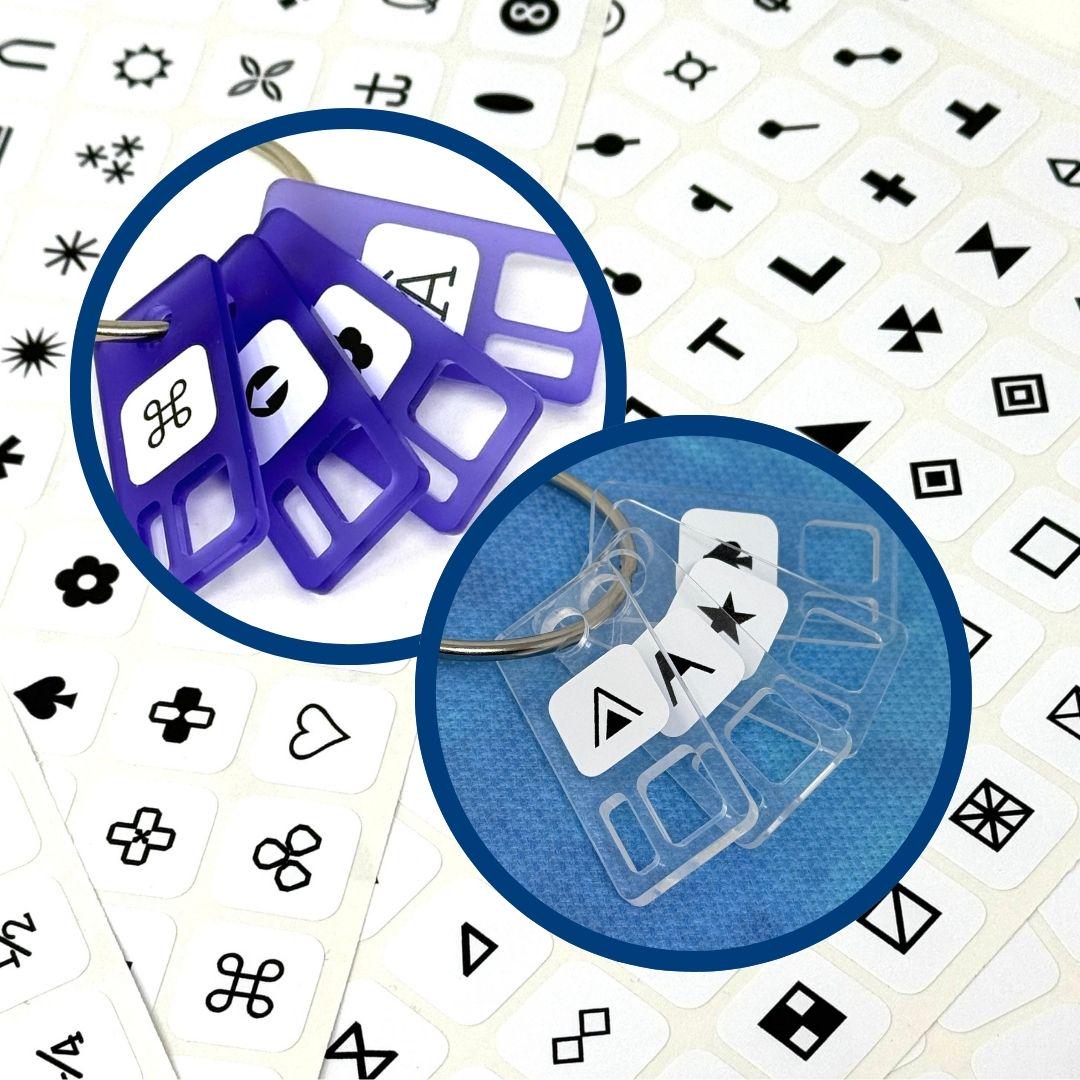 HAED vinyl labels for Floss Drops – Pip and Chip