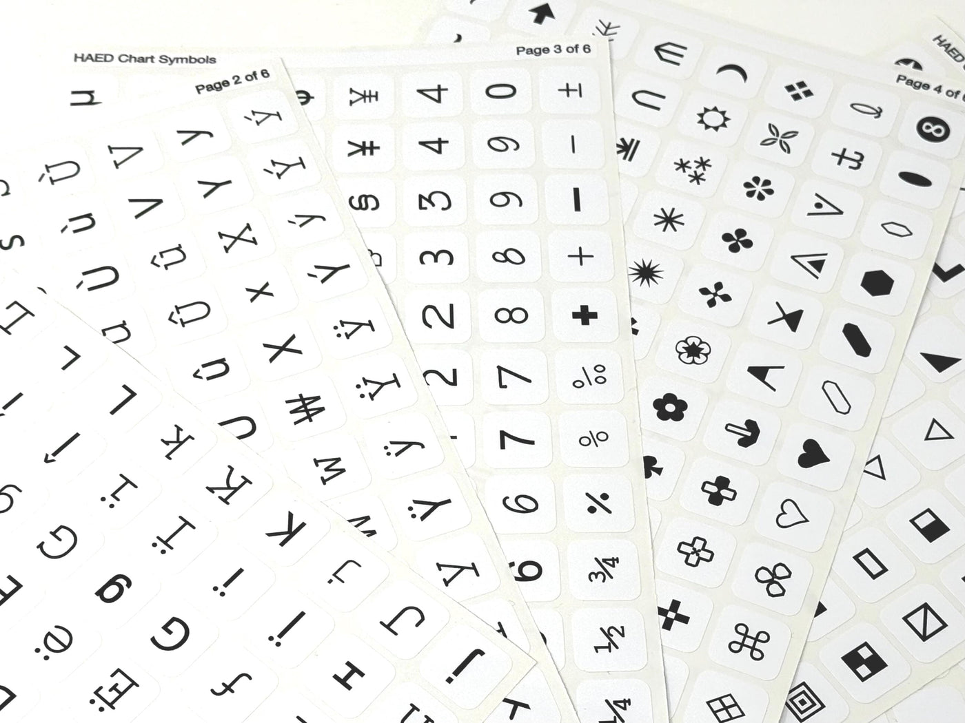 HAED vinyl labels for Floss Drops | Optional Acrylic Floss Drops