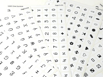 HAED vinyl labels for Floss Drops | Optional Acrylic Floss Drops