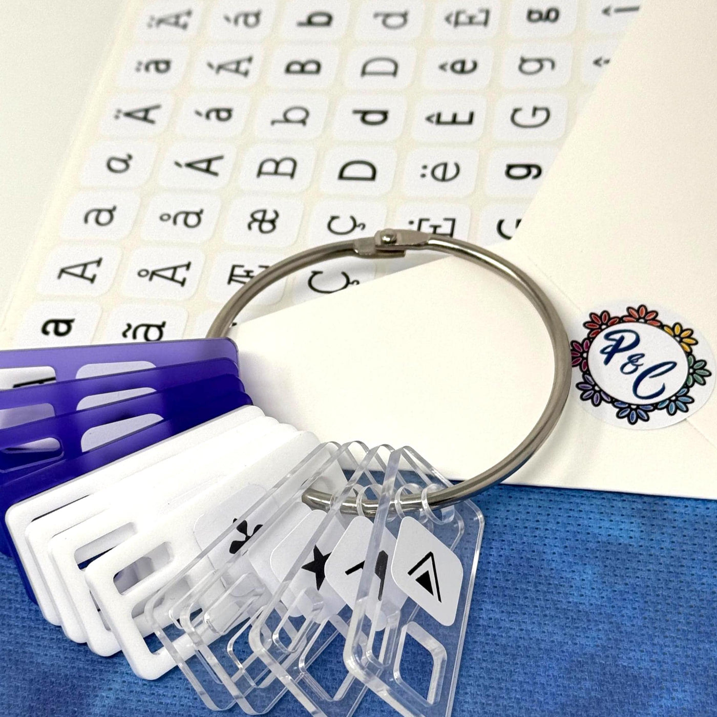 HAED vinyl labels for Floss Drops | Optional Acrylic Floss Drops