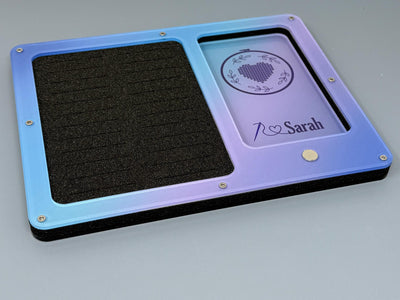 Personalised Ombre Working Tray for Cross Stitch and Embroidery (holds x24 bobbins)