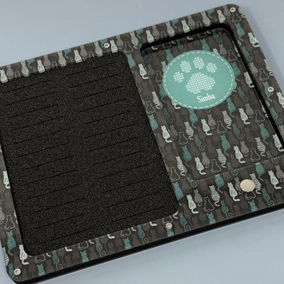 Personalised Cat Working Tray for Cross Stitch and Embroidery (holds x24 bobbins)