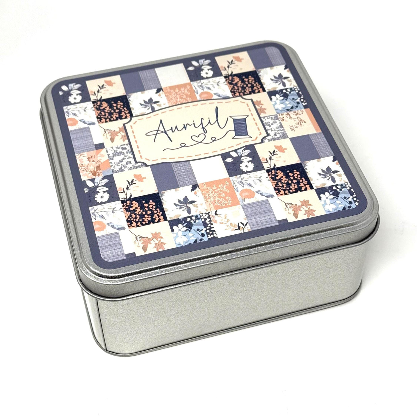 Sulky Petites storage tin with foam insert to hold 25 spools (not included)