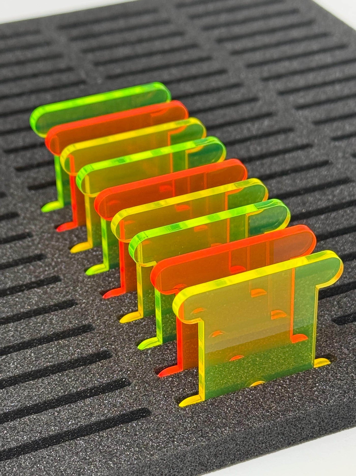 Fluorescent Acrylic Bobbins – Use as place markers or standard bobbins