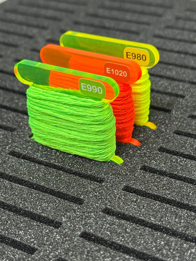 Fluorescent Acrylic Bobbins – Use as place markers or standard bobbins