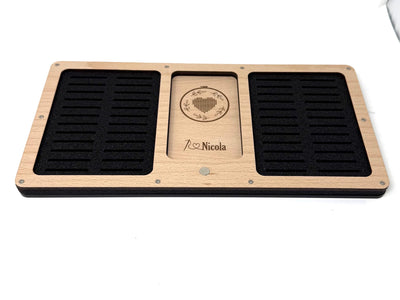 Large Personalised Working Tray for Cross Stitch and Embroidery (holds x48 bobbins)