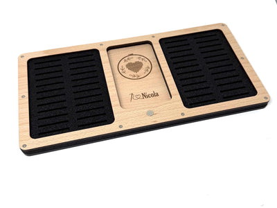 Large Personalised Working Tray for Cross Stitch and Embroidery (holds x48 bobbins)