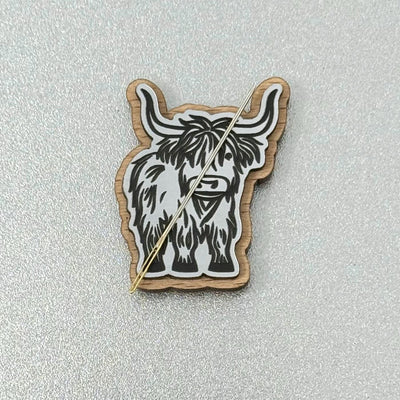 Highland Cow Needle Minder | Perfect for Sewing & Embroidery