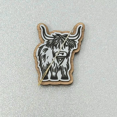 Highland Cow Needle Minder | Perfect for Sewing & Embroidery