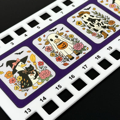 Halloween Ghost Acrylic Thread Holder | Floss organiser for cross stitch and embroidery