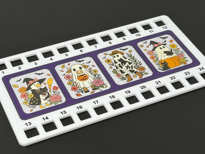 Halloween Ghost Acrylic Thread Holder | Floss organiser for cross stitch and embroidery