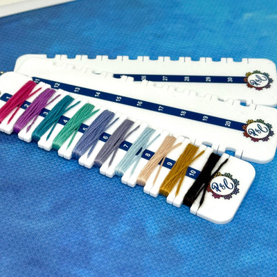 Acrylic Thread Tidies (set of 3) | Perfect for Leftovers | Floss Organiser for Cross stitch and Embroidery