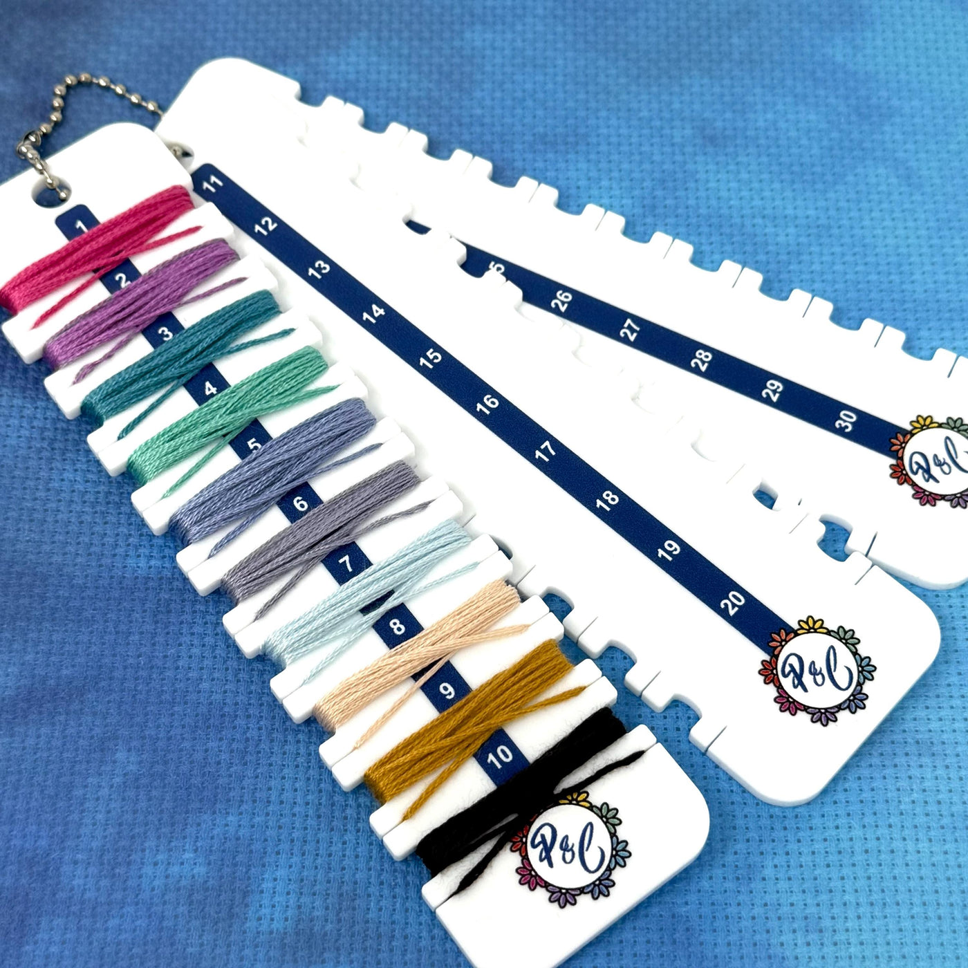 Acrylic Thread Tidies (set of 3) | Perfect for Leftovers | Floss Organiser for Cross stitch and Embroidery