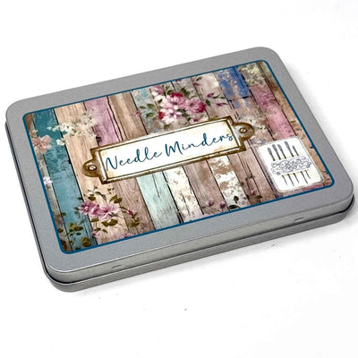 Shabby Chic Needle Minder Storage tin - perfect for storing your Needle Minders