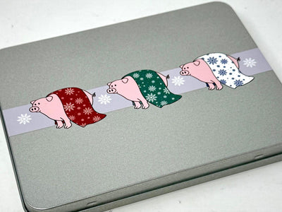 Pigs in Blankets Storage tin - perfect for storing your Needle Minders