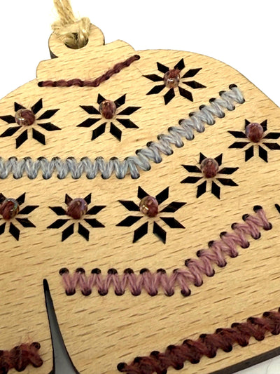 Christmas Jumper Blank | Stitchable Wooden Tree decoration