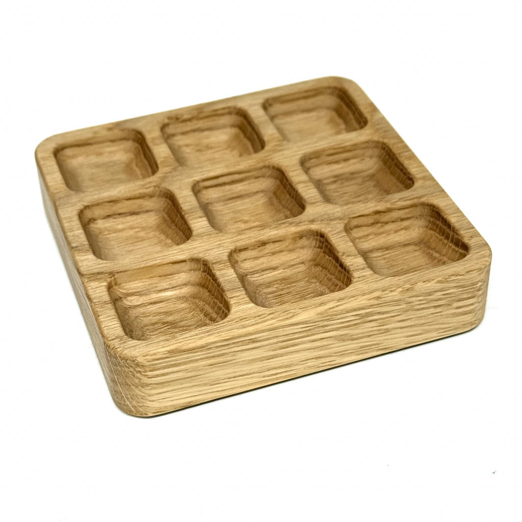 Magnetic Solid Wood Modular Trays | Starter Set | 1 Large & 2 Small