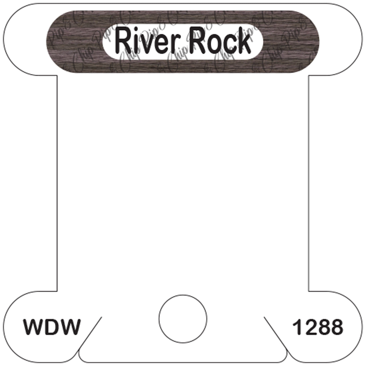 WDW River Rock acrylic bobbin