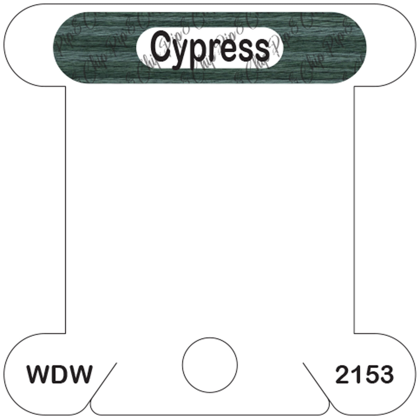WDW Cypress acrylic bobbin